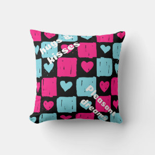 Hugs and kisses cushion