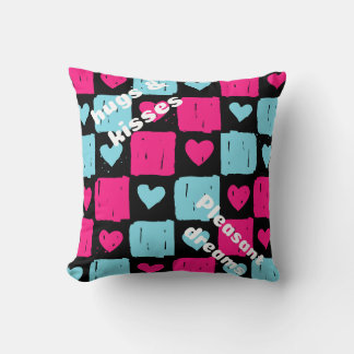 Hugs and kisses cushion