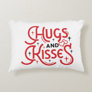 Hugs and Kisses Decorative Cushion
