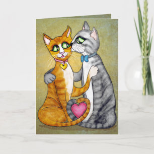 Hugs and kisses for sweetheart card