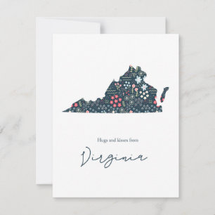 Hugs and Kisses from Virginia Holiday Card