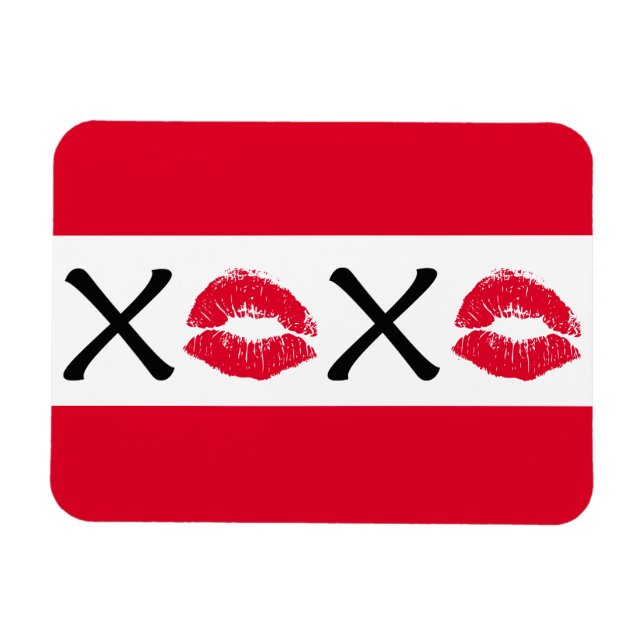 Hugs and Kisses Magnet (Horizontal)