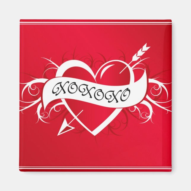 HUGS AND KISSES MAGNET (Front)