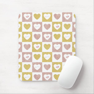 Hugs and kisses mouse pad
