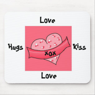 Hugs and Kisses - mousepad
