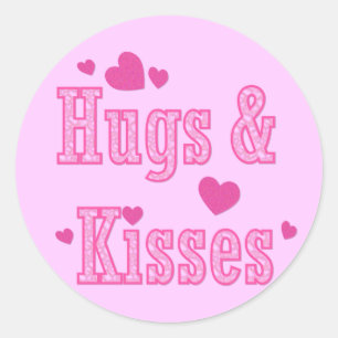 Hugs and Kisses Stickers