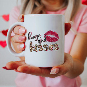 Hugs and Kisses Valentine’s Day  Coffee Mug