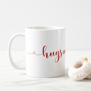 Hugs and Kisses Valentine's Day Coffee Mug