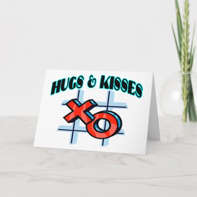 Hugs And Kisses XO Card (Front)
