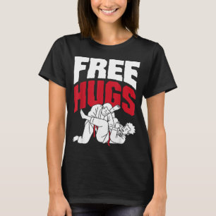 Hugs Brazilian Jiu-Jitsu Funny BJJ MMA T-Shirt