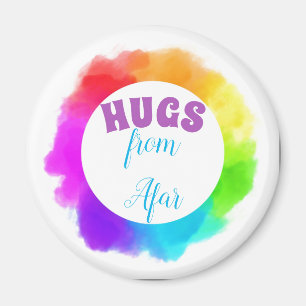 Hugs from Afar. Magnet