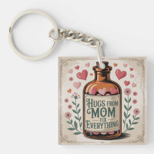 Hugs From Mom Fix Everything Key Ring