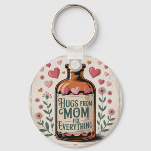 Hugs From Mom Fix Everything Key Ring