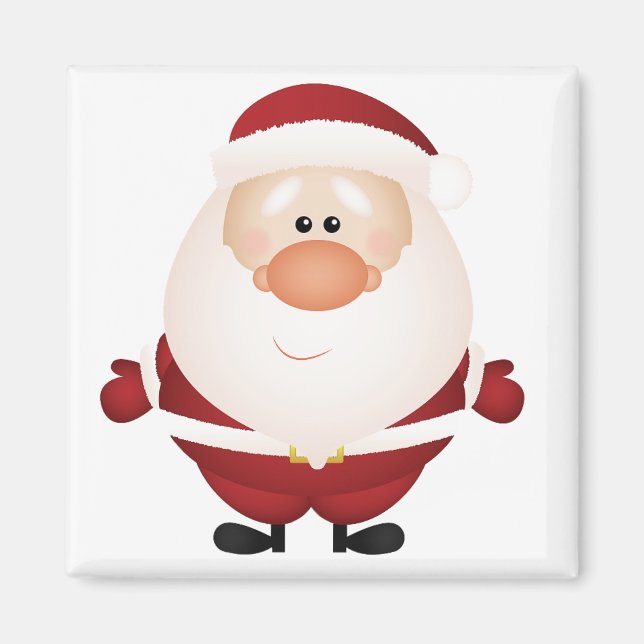Hugs from Santa Claus Magnet (Front)