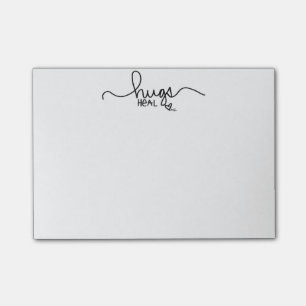 Hugs Heal 4x6 Post-It Notes