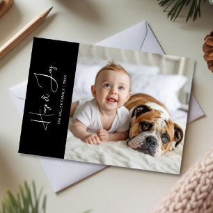 Hugs & Joy from Our Merry Little Family Holiday Card