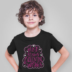 Hugs, kisses and Valentine Wishes, Hearts, Love T-Shirt
