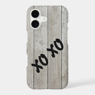 Hugs & Kisses Barn Board iPhone 7 Case