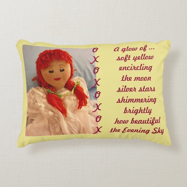 Hugs & Kisses Decorative Cushion (Front)