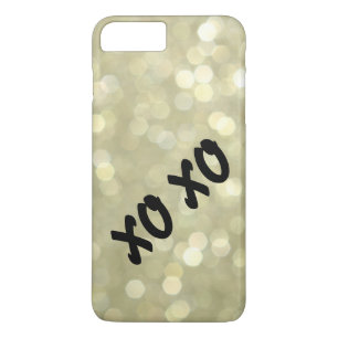 Hugs & Kisses Gold iPhone 7 Plus Case