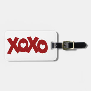 Hugs & Kisses Love & Hearts Luggage Tag
