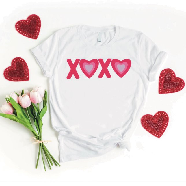 Hugs Kisses Love Hearts T-Shirt (Creator Uploaded)