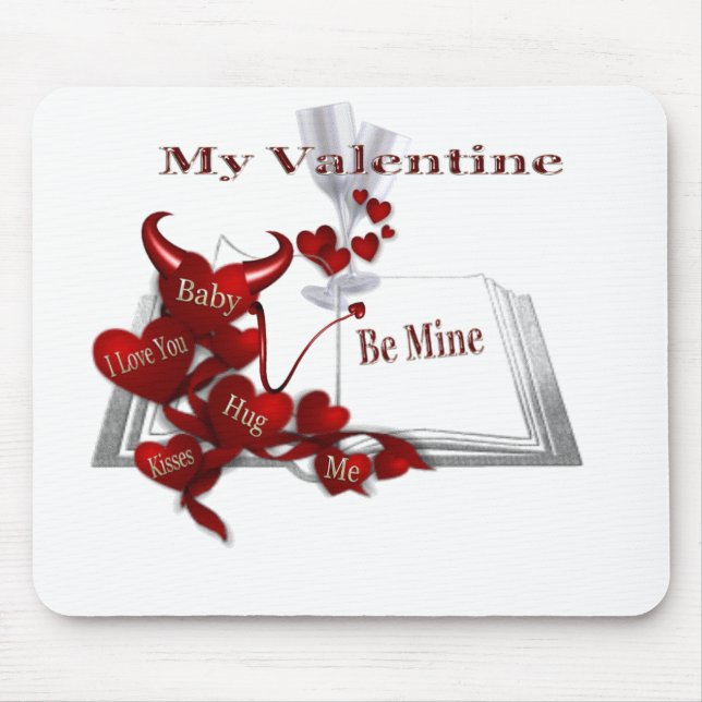 hugs & kisses , me mouse pad (Front)