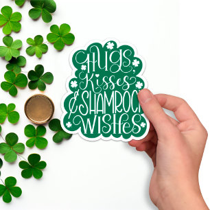 Hugs, Kisses & Shamrock Wishes St. Patrick’s Day