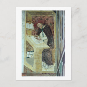 Hugues de Provence at his Desk, from the Cycle of Postcard