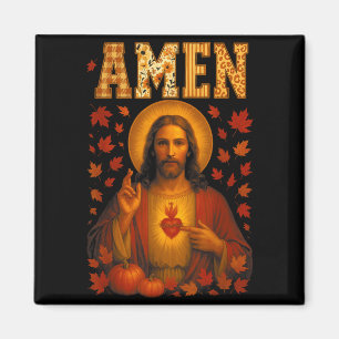 Hugvyn Amen Fall Jesus Christian Bible Verses Than Magnet