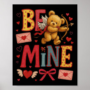 Hugvyn Be Mine Valentine God Christian Loved John Poster