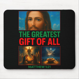 Hugvyn Christmas Baby Jesus Nativity Scene Christi Mouse Pad