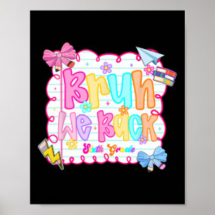 Hugvyn Ck To School Bruh We Ck Sixth Grade Teacher Poster