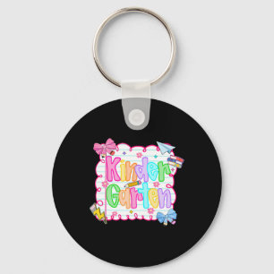 Hugvyn Ck To School Cute Kindergarten Preppy Teach Key Ring