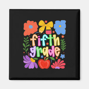 Hugvyn Ck To School Fifth Grade Preppy Teacher Kid Magnet