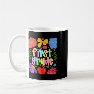 Hugvyn Ck To School First Grade Preppy Teacher Kid Coffee Mug