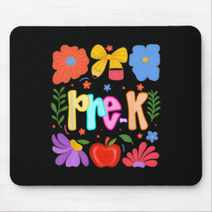 Hugvyn Ck To School Pre-k Preschool Preppy Teacher Mouse Pad