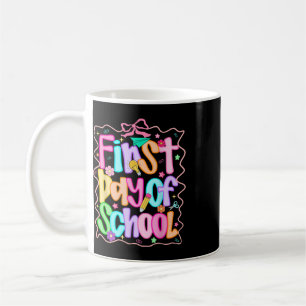 Hugvyn Ck To School Preppy Teacher First Day Of Sc Coffee Mug
