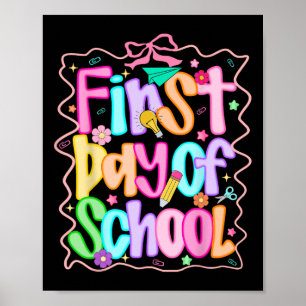 Hugvyn Ck To School Preppy Teacher First Day Of Sc Poster