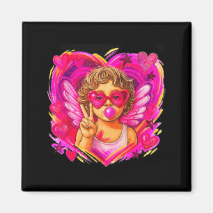 Hugvyn Cupid Heart Valentines Day Xoxo Preppy Brus Magnet