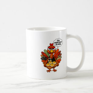 Hugvyn Deviled Eggs You Know Why Im Here Thanksgiv Coffee Mug