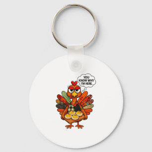 Hugvyn Deviled Eggs You Know Why Im Here Thanksgiv Key Ring