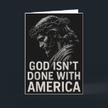Hugvyn God Isn’t Done With America Christian Faith Card<br><div class="desc">Hugvyn God Isn’t Done With America Christian Faith Patriotic</div>