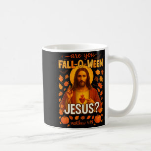 Hugvyn Halloween Are You Fall-o-ween Jesus Christi Coffee Mug