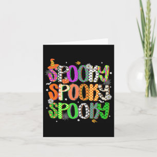 Hugvyn Halloween Spooky Season Preppy Halloween Wo Card