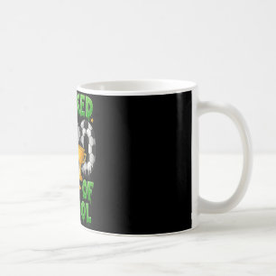 Hugvyn I Kicked 100 Days Of School Soccer Drip Boy Coffee Mug