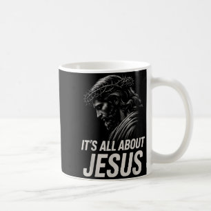 Hugvyn Its All About Jesus Christian Faith Patriot Coffee Mug