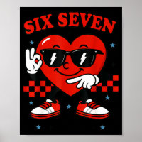 Hugvyn Six Seven Heart 6 7 Meme Boy Girl Funny Val