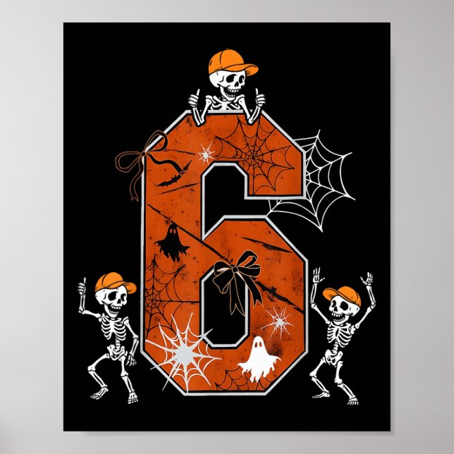 Hugvyn Six Seven Meme 6 7 Halloween Costume Dancin Poster (Front)