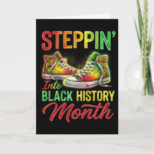 Hugvyn Stepping Into Black History Month Juneteent Card